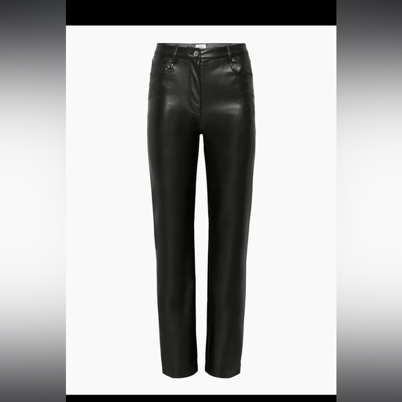 Aritzia Wilfred Melina Leather pants - Picture 1 of 5